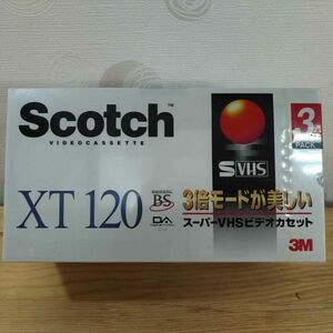 Scotch 録画用 S-VHSビデオテープ 120分 3巻 ST-120XTLNX3 (21_423_16)