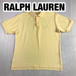 RALPH LAUREN ラルフローレン 半袖ポロシャツ レディースサイズ M ライトイエロー