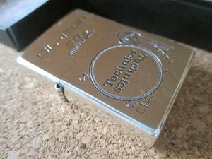 ZIPPO 『Panasonic Technics SL-1200 30th Anniversary』2002年11月製造 テクニクス 松下電器 オイルライター ジッポ 廃版激レア 未使用品