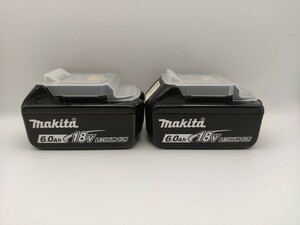 動作品 2個 マキタ Makita 純正 Li-ion バッテリー　BL1860B 6.0Ah 18V BL1860 雪マーク バッテリー インパクトドライバー 41 検索) 美品