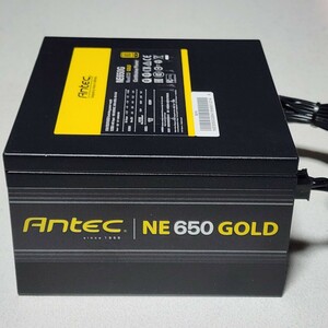 ANTEC NeoECO GOLD NE650G 650W 80PLUS GOLD認証 ATX電源ユニット セミプラグイン 動作確認済み PCパーツ (3)