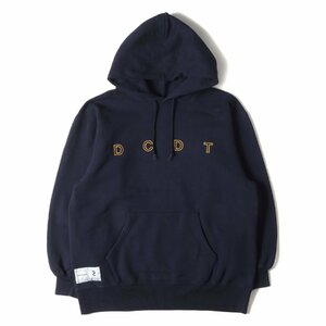 DESCENDANT ディセンダント パーカー サイズ:2 20AW DCDT ロゴ 刺繍 スウェットパーカー BARKLEY HOODED SWEATSH ネイビー 紺 フーデッド