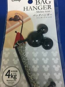 新品　ミッキーアイコン　BAG　HANGER　バッグハンガー　テーブル用　フック　