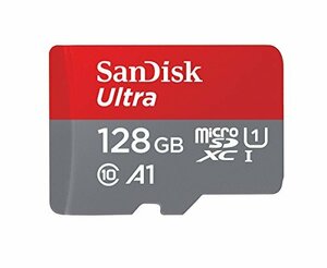 SanDisk (サンディスク) 128GB Ultra microSDXC UHS-I メモリーカード アダプター付き