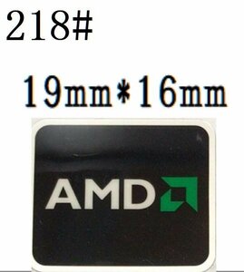 218# 【AMD】エンブレムシール　■19*16㎜■ 条件付き送料無料