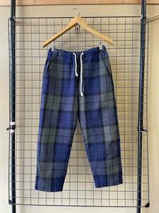 SAMPLE【ironari/イロナリ】EEL Products/イールプロダクツ Easy Earl Life Check Easy Pants チェック イージーパンツ トラウザー