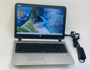 HP PROBOOK 450 G3 i5第6世代 インテル Core i5-6200U TOKYO HP ノートパソコン メモリ8GB SSD128GB HDD500GB Webカメラ HP LAPTOP