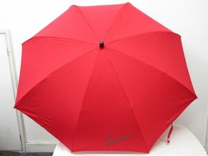t8029　KENZO　折りたたみ傘　日本製　親骨約54cm　全長約63cm　雨具　レッド　赤色　ケンゾー