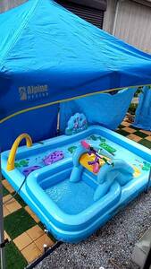 INTEX インテックス プール ジャングルアドベンチャープレイセンター 家庭用プール 子供用 夏休み 水遊び 257×216×84cm