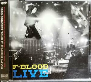 T91帯付き/送料無料■F-BLOOD「1998コンサートツアーLIVE」CD 藤井フミヤチェッカーズ白い雲のように指輪BlueMonnStoneNANA
