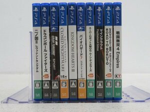 ジャンク●PS4ソフト　まとめ売り10本　ジャンクセット　プレイステーション4●49S