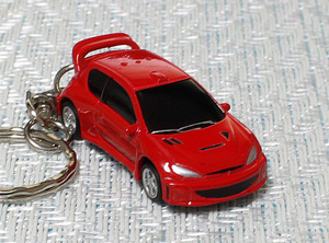 ★☆Peugeot 206☆プジョー２０６☆WRC☆ミニカー☆キーホルダー・アクセサリー☆★