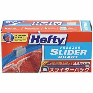 【新品】（まとめ）東洋アルミ Hefty スライダーバッグ冷凍・解凍用 M 1パック（25枚）【×5セット】