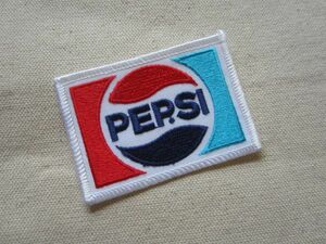 ペプシ コーラ PEPSI Cola ロゴ 刺繍 ワッペン/アメリカ USA ビンテージ パッチ シャツ 企業 アメカジ カスタム ② 546