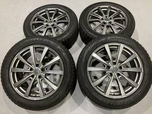 スタッドレスタイヤホイールセット 235/50R18 18インチ 5H114.3 8J +43 ヨコハマIG70 2021年製 アルファード ヴェルファイア