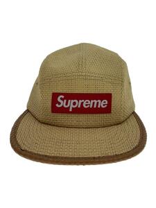 Supreme◆raffia camp cap/キャップ/FREE/BEG/メンズ