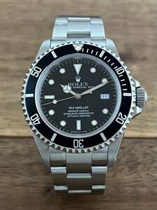 【a-watch名古屋】ロレックス (ROLEX) シードゥエラー 16600 ブラック(黒) N4番台 トリチウム 先端ドット 中古