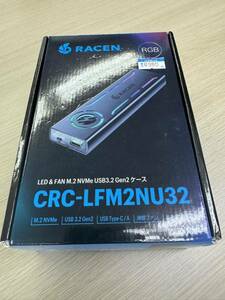 送料無料新品同様 外付けSSD 512GB USB3.2 TypeA / C 冷却ファン付き CRC-LFM2NU32 Racen