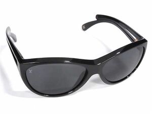 1円 ■極美品■ LOUIS VUITTON ルイヴィトン Z0449E フロール キャットアイ 57□15 サングラス メガネ 眼鏡 ブラック系 AW8800