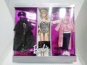現状品 未開封+難あり　MATTEL　35th ANNIVERSARY Barbie　Original 1959 Barbie Doll　Fashions＆Package　マテル　35周年　バービー