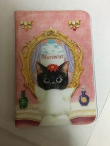 ★白ネコ・黒ネコのキュートなパスポートケース《ピンク》