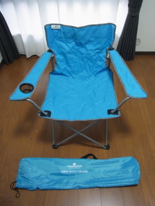 Camping Field ARM-REST CHAIR アームレストチェア ブルー系 USED