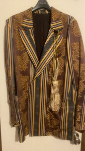 ★ bed j.w. ford ベッドフォード　ロングコート　カーテンジャケット マルチカラー ハーフコート　サイズ　1