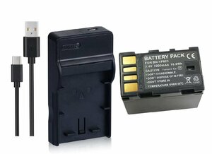 セットDC36 対応USB充電器 と Victor 日本ビクター BN-VF823 互換バッテリー
