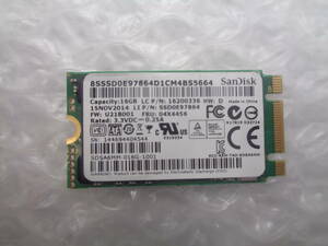 SanDisk SDSA6MM-016G-1001 16GB SSD M.2 中古動作品(S233)