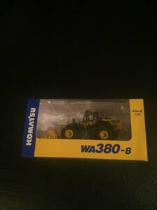 コマツ オリジナルミニチュア 1/87 ホイールローダー WA380-8 Wheel Loader KOMATSU 株主優待 小松製作所 ミニカー非売品