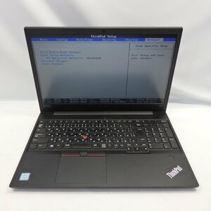 1円～【ジャンク】Lenovo ThinkPad E580 Core i5-8250U 1.6GHz/8GB/SSD256GB/15インチ/OS無【栃木出荷】