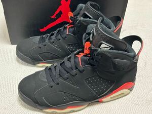 NIKE AIR JORDAN 6 RETRO OG BLACK INFRAREDナイキ エアジョーダン6 OG ブラック インフラレッド US10(28cm)