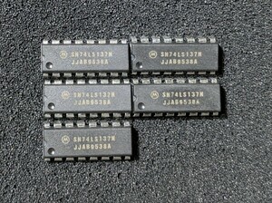 IC Motorola SN74LS137N 5個セット