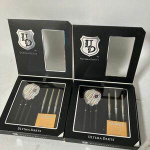 □【500円スタート】ULTIMA DARTS(アルティマダーツ) KAISERll(カイザー2) Tungsten90% GOLD EDITION 2点まとめ売り 美品