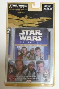 スター・ウォーズ STAR WARS EPISODE Ⅰ THE PHANTOM MENACE - 24 PAGE BOOK AND CD 破損あり エピソード1 ファントム・メナス READ ALONG