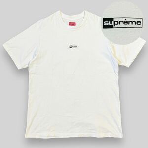 レアデザイン！ supreme シュプリーム ボックスロゴ 半袖 Tシャツ L 白 黒 ／ ホワイト ブラック