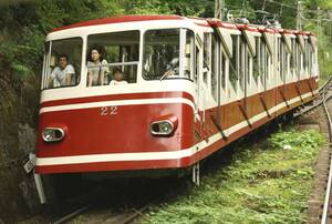 鉄道写真　南海電気鉄道　高野山ケーブル　コ11・21形　Lサイズ