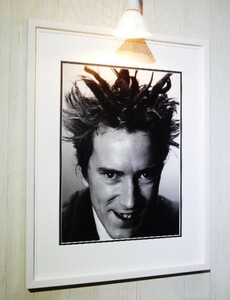 ジョン・ライドン/’86/アート ピク 額装/John Lydon/PIL/Sex Pistols/ピストルズ/ジョニー・ロットン/Johnny Rotten/パンク・アイコン