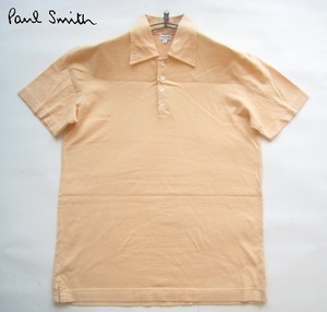 高級!!ポールスミス ロンドン Paul Smith LONDON*美シルエット 半袖ポロシャツ M ベージュ ジョイックスコーポレーション