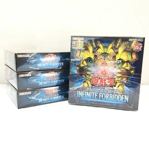 ☆シュリンク付き未開封【遊戯王 OCG デュエルモンスターズ INFINITE FORBIDDEN インフィニット・フォビドゥン 4BOX】初回生産版限定 A30☆