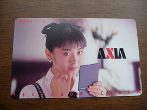 新品未使用★テレカ　テレホンカード　斉藤由貴　AXIA　販促品　非売品★664