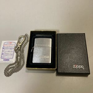 ZIPPO ジッポー オイルライター チェーン付き　火花確認済み　未使用に近い状態