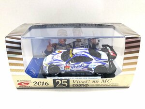 〇【5】1/43 エブロ EBBRO 45379 SUPER GT500 2016 Champion Car VivaC 86 MC No.25 同梱不可 1円スタート