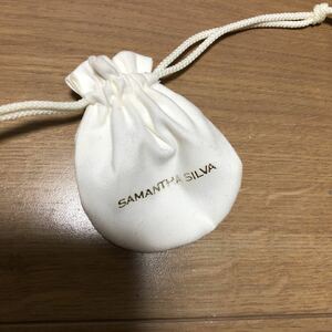 【サマンサシルバ】白　ネックレス　保存袋