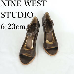 LK9385*NINE WEST STUDIO*ナインウエスト*レディースパンプス*6-23cm*茶