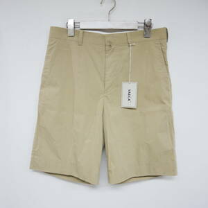 【1円】未使用 国内正規 YAECA ヤエカ 12643 CREASED SHORT PANTS クリース ショートパンツ ショーツ 60/40 定価23100円 KHAKI カーキ 32