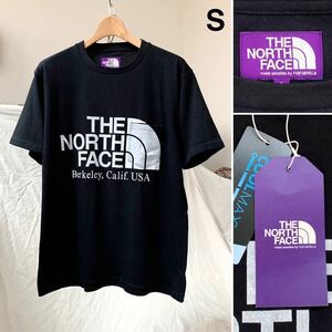 S 新品正規 ノースフェイスパープルレーベル ポケット ロゴ Tシャツ 黒 ブラック THE NORTH FACE メンズ NT3108N 2021SS ナナミカ