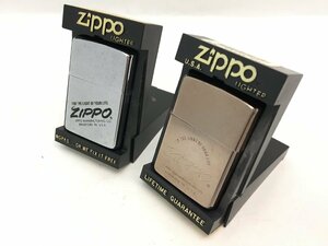 Zippo オイルライター 1983年製 / 1987年製 ロゴ入り 2点 まとめ ケース付き 現状渡し 中古【UW050424】