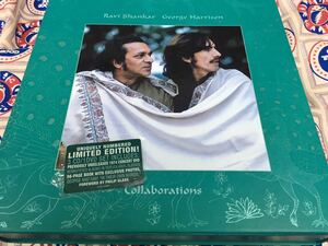 Ravi Shanjar/George Harrison★中古3CD+1DVDCD/EU盤「ラヴィ・シャンカール/ジョージ・ハリスン～Collaborations」