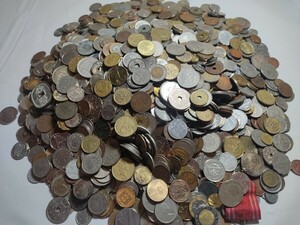 古銭 約11.5kg まとめ 外国 日本 アジア ヨーロッパ ほか コイン 通貨 硬貨 アンティーク 大量